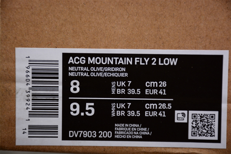 Acg Mountain Fly 2 Low Grey/Purple/Green/Black 7