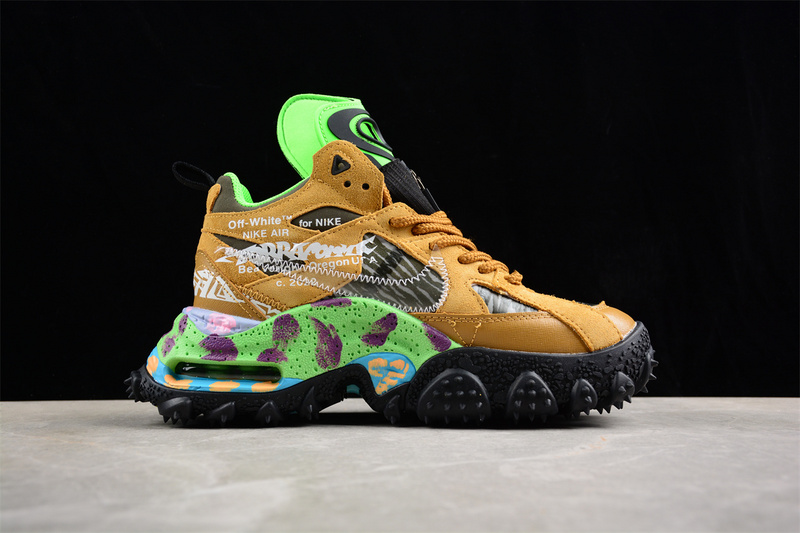 Off-White Acg Air Terra Forma Yellow/Green/Black/Brown 7