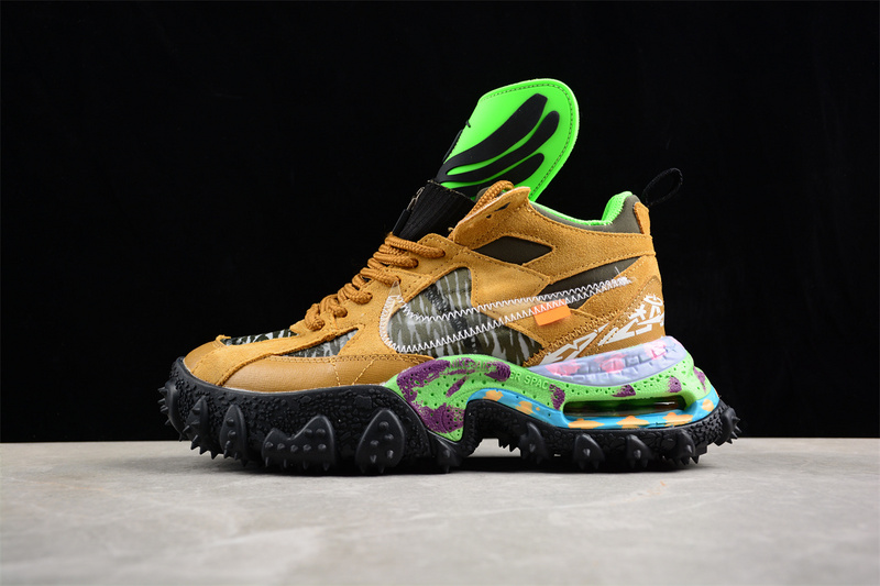 Off-White Acg Air Terra Forma Yellow/Green/Black/Brown 9