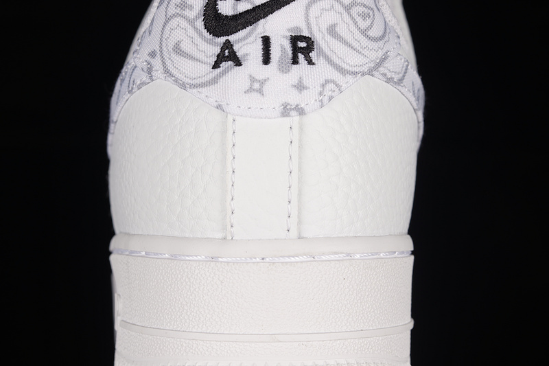 Air Force 1 Low White Paisley White/Grey Fog/White 5