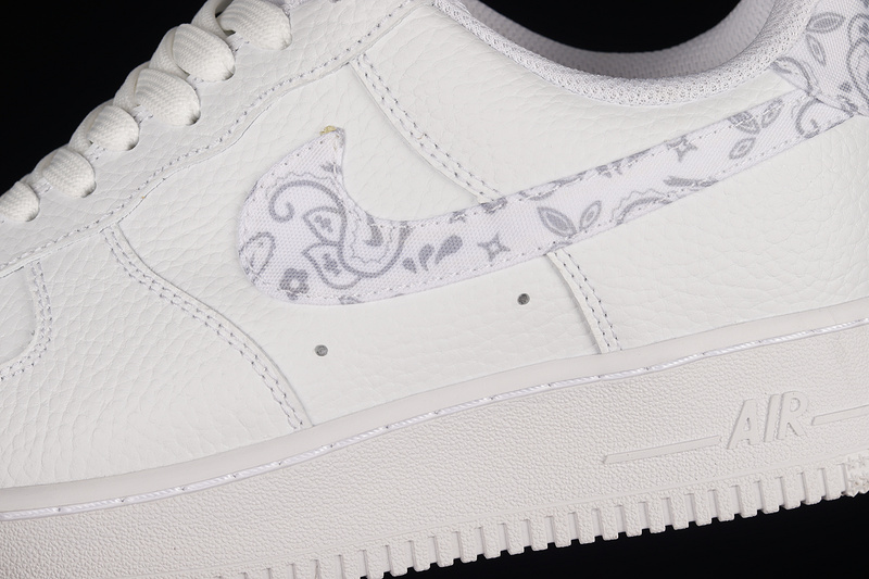 Air Force 1 Low White Paisley White/Grey Fog/White 11