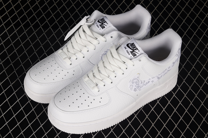 Air Force 1 Low White Paisley White/Grey Fog/White 21