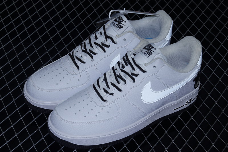 Air Force 1 Low Poker White/Black/White 11