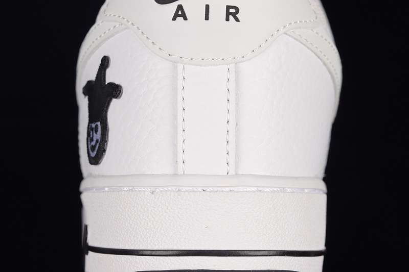 Air Force 1 Low Poker White/Black/White 27