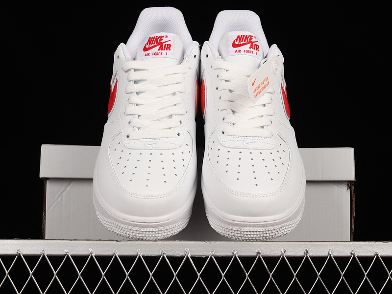 Air Force 1 Low 07 3 White/White/Gym Red 11