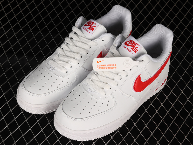 Air Force 1 Low 07 3 White/White/Gym Red 17