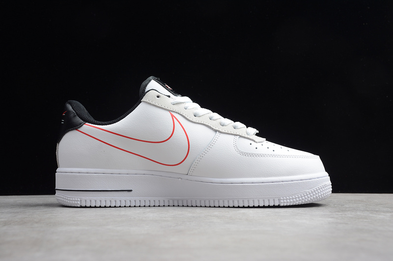 Air Force 1 Low Script Swoosh Pack White/Black/Red 5