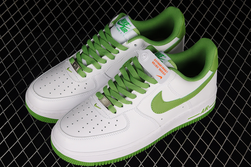 Nike Air Force 1 '07 Low White/White/Chlorophyll 13