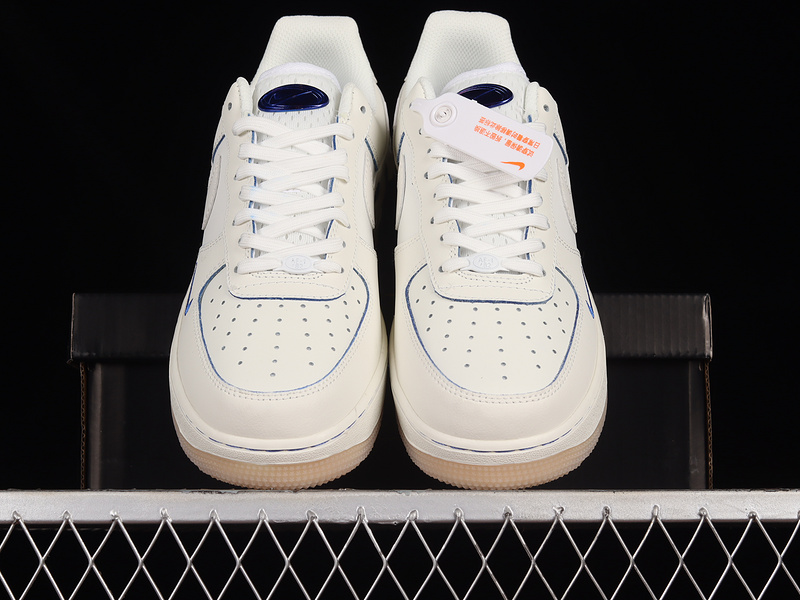 Air Force 1 Low Retro Qs White/Dark Blue 5