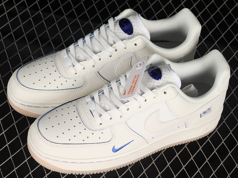 Air Force 1 Low Retro Qs White/Dark Blue 7