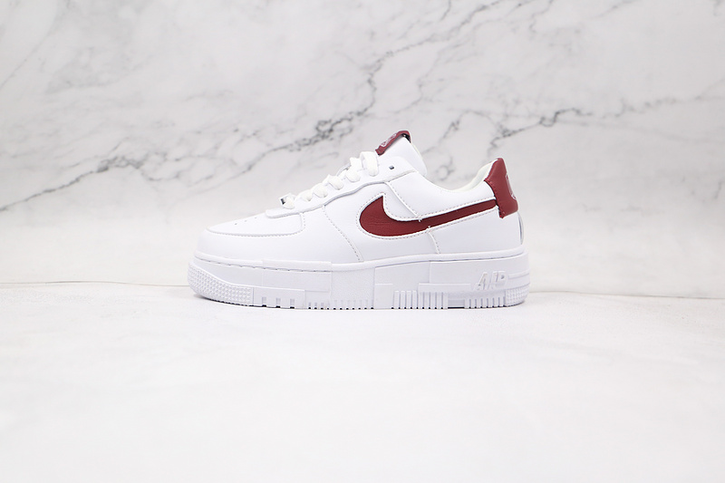 Air Force 1 Low Pixel Se White/White/Red 3