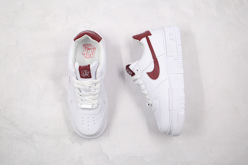 Air Force 1 Low Pixel Se White/White/Red 5