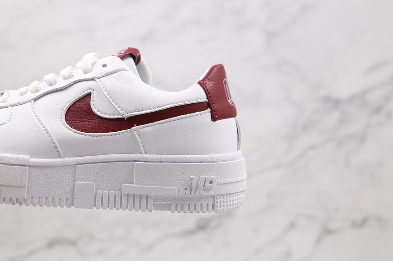 Air Force 1 Low Pixel Se White/White/Red 9