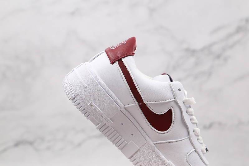 Air Force 1 Low Pixel Se White/White/Red 11