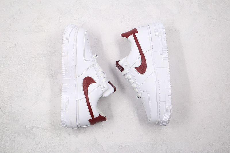 Air Force 1 Low Pixel Se White/White/Red 17