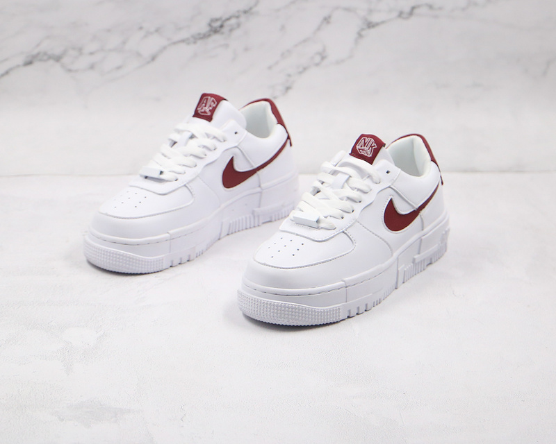 Air Force 1 Low Pixel Se White/White/Red 19