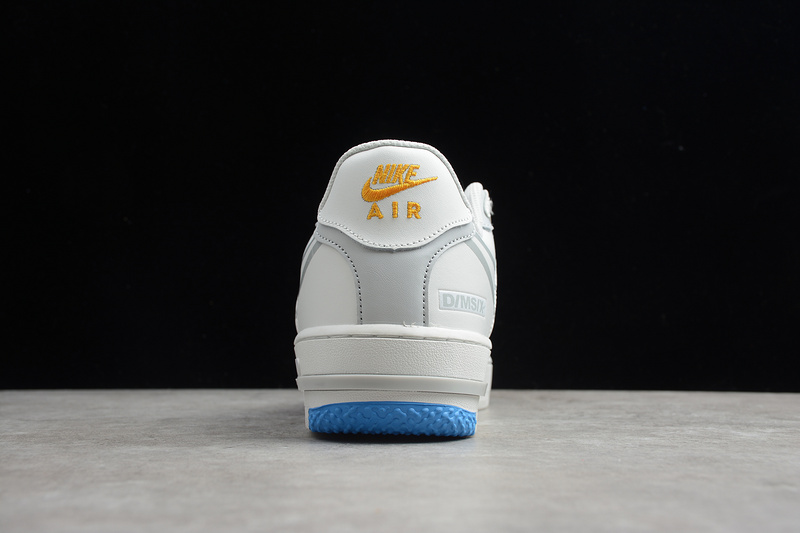 Air Force 1 White/Light Smoke Grey-University Gold 11