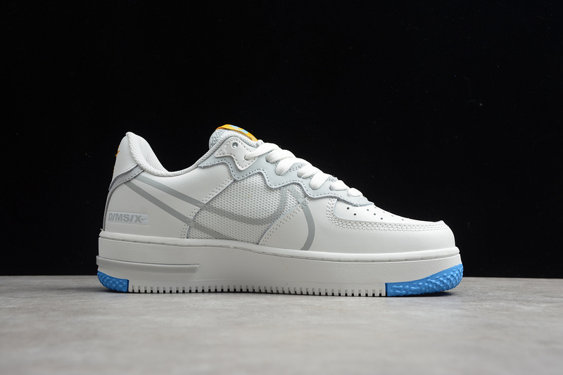 Air Force 1 White/Light Smoke Grey-University Gold 13