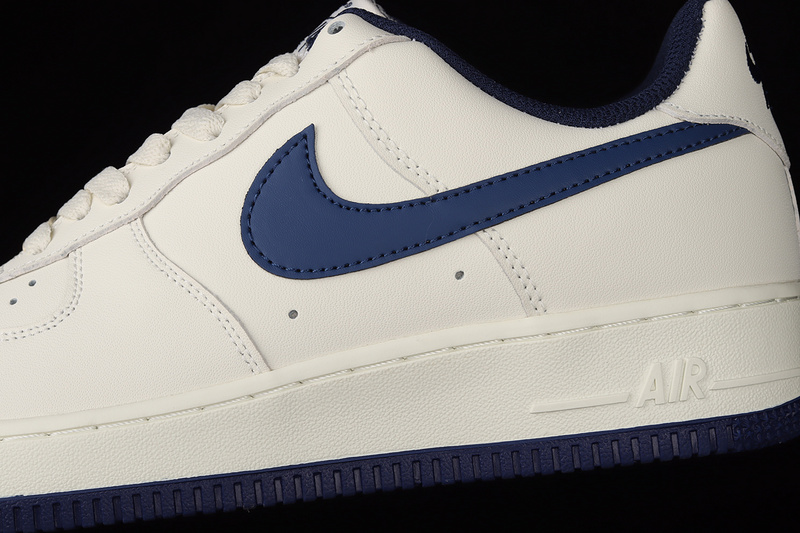 Air Force 1 Low 07 White/White/Navy Blue 15