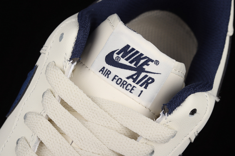 Air Force 1 Low 07 White/White/Navy Blue 23