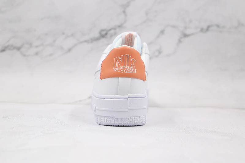 Air Force 1 Low Pixel Se White/White/Orange 9