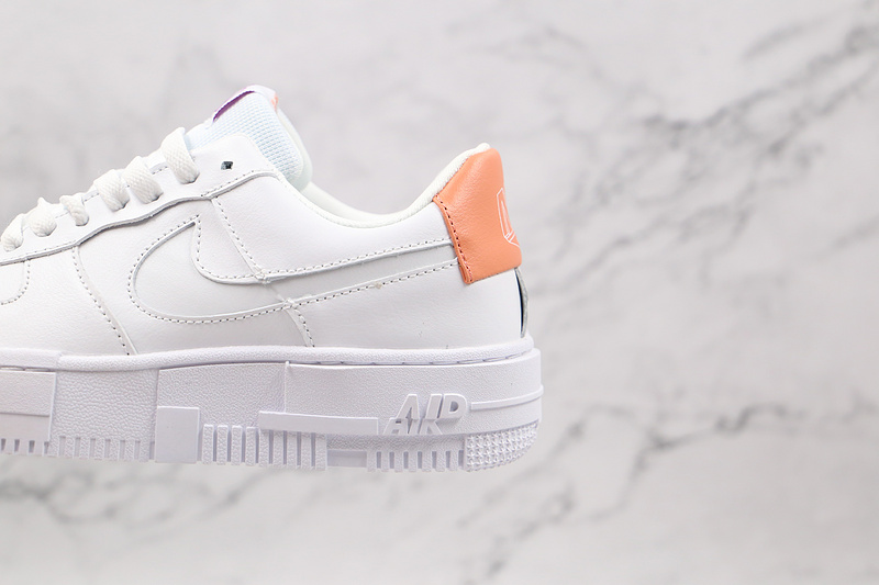 Air Force 1 Low Pixel Se White/White/Orange 19