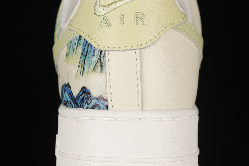 Air Force 1 Low 07 White/Beige/Landscape Painting 19