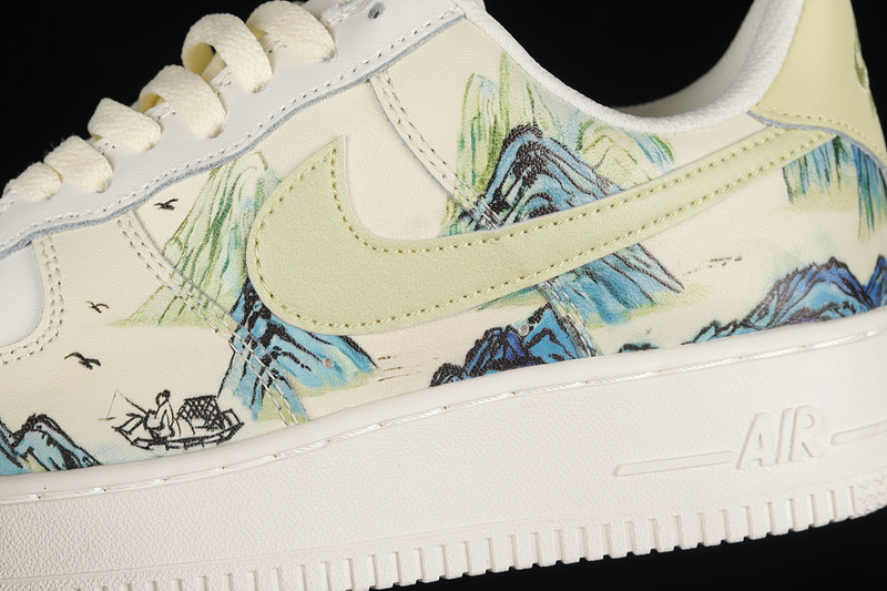 Air Force 1 Low 07 White/Beige/Landscape Painting 29