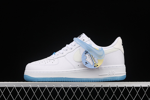 Air Force 1 Low Uv White/White-White-University Blue 3