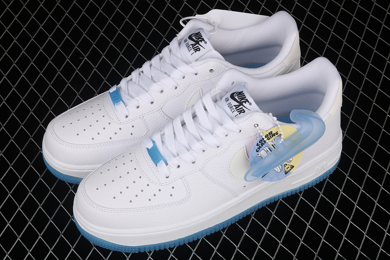 Air Force 1 Low Uv White/White-White-University Blue 25