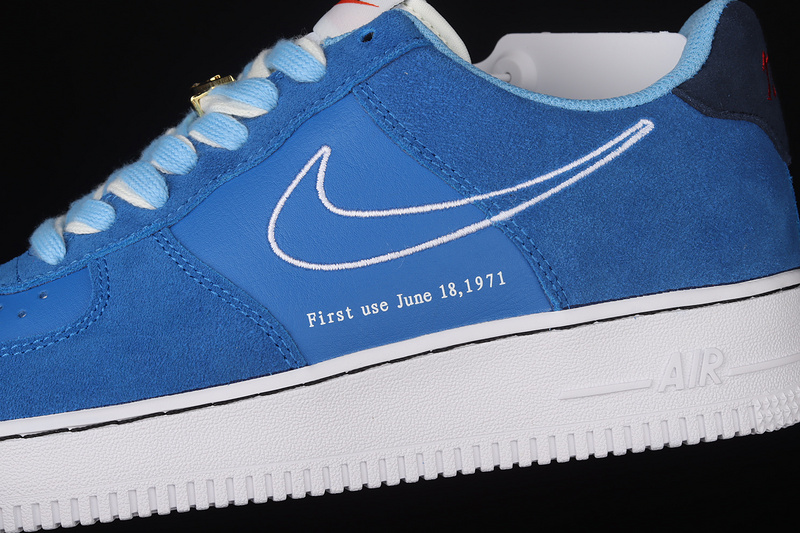 Air Force 1 Low 07 Lv8 First Use University Blue/White/Deep Royal Blue 11