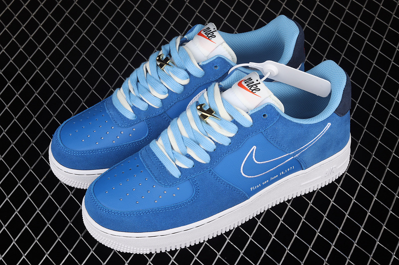 Air Force 1 Low 07 Lv8 First Use University Blue/White/Deep Royal Blue 23