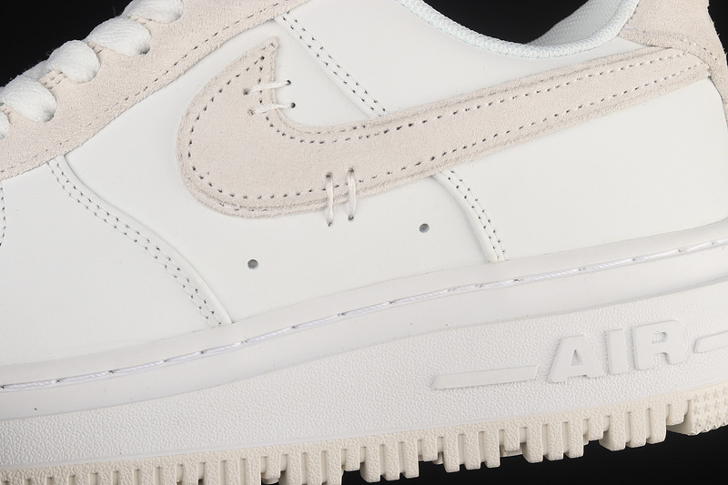 Air Force 1 Luxe Summit White/Light Bone/Summit White 15