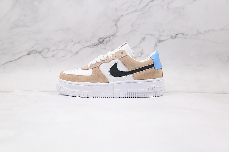 Air Force 1 Low Pixel Desert Sand/White/Psychic Blue/Dark Cinder 5