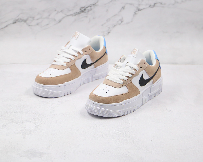 Air Force 1 Low Pixel Desert Sand/White/Psychic Blue/Dark Cinder 7