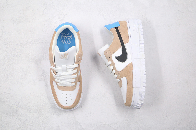 Air Force 1 Low Pixel Desert Sand/White/Psychic Blue/Dark Cinder 15