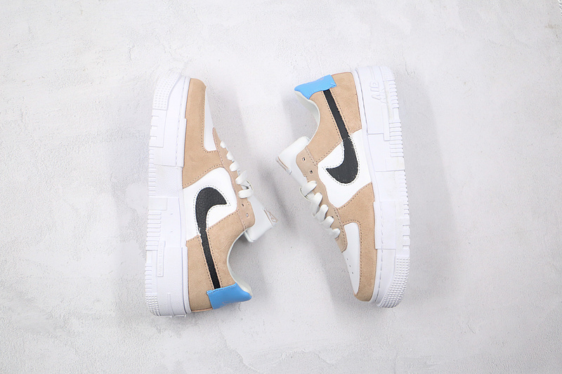 Air Force 1 Low Pixel Desert Sand/White/Psychic Blue/Dark Cinder 19