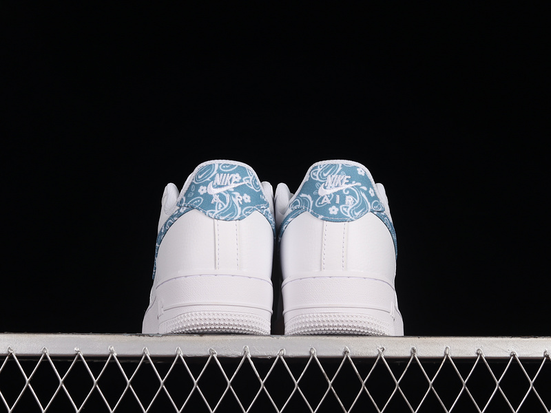 Air Force 1 Low Essentials Blue Paisley White/Worn Blue/White 17