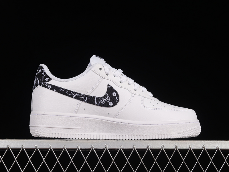 Air Force 1 Low Black Paisley White/Black-White 13