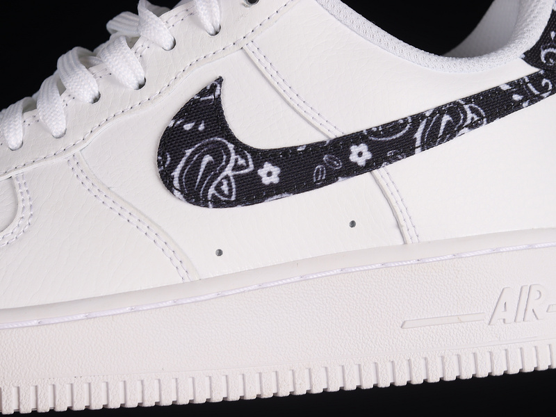 Air Force 1 Low Black Paisley White/Black-White 19