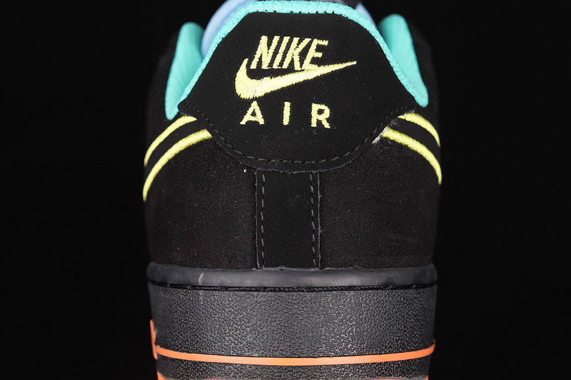 Air Force 1 Low 07 Lv8 Peace And Unity Black/Aluminum/Hyper Crimson/Yellow 23