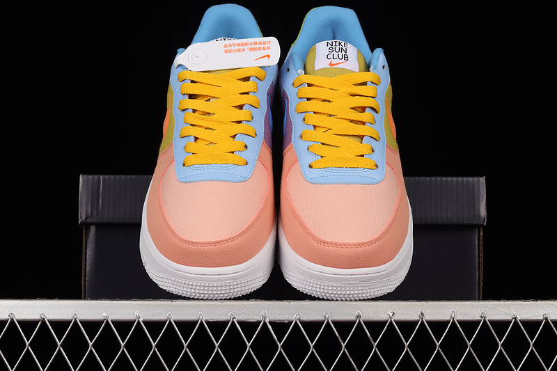 Nike Air Force 1 '07 Low Sun Club Pink/Olive/Blue 29