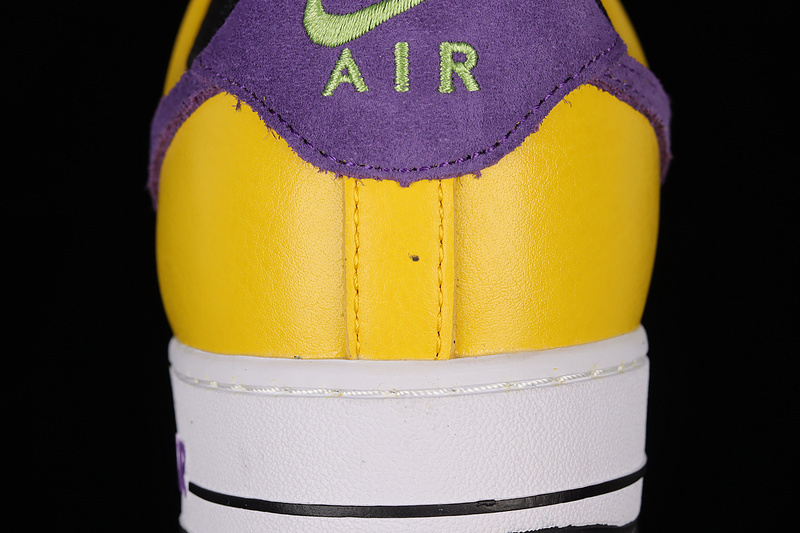 Nike Air Force 1 '07 Low Black/Yellow/Purple/Green 23