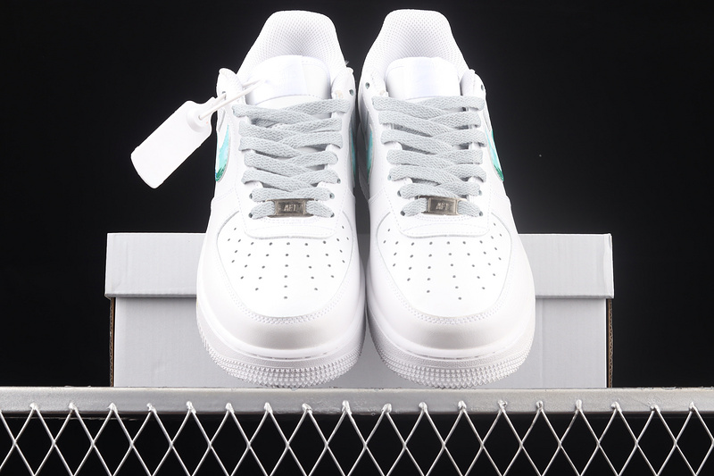 Air Force 1 O7 Low White/White/Blue 19