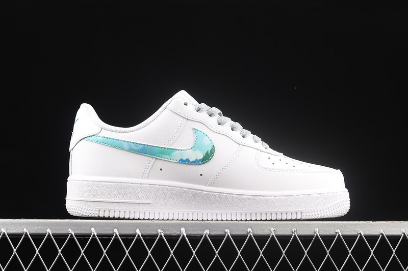 Air Force 1 O7 Low White/White/Blue 21