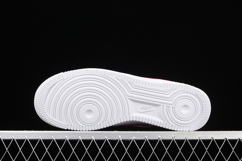 Air Force 1 Low White/Noble Red/White/White 19