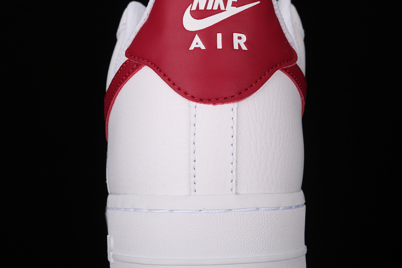 Air Force 1 Low White/Noble Red/White/White 21