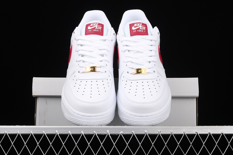 Air Force 1 Low White/Noble Red/White/White 25