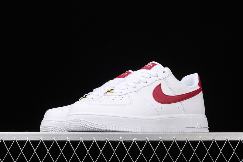 Air Force 1 Low White/Noble Red/White/White 31