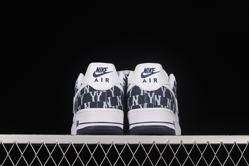 Nike Air Force 1 '07 Low White/White/Dark Blue 13